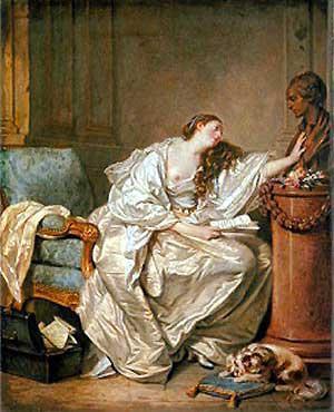 Jean Baptiste Greuze Inconsolable Widow oil painting image